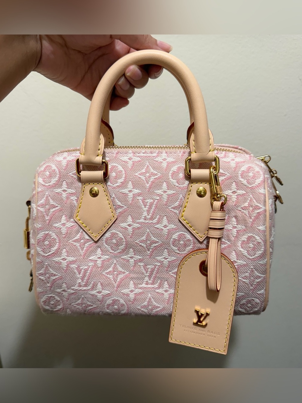 Pink Inspired Speedy 20 handbag